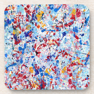Dessous-de-verre Annelisa No. 12 Abstrait Beverage Coaster