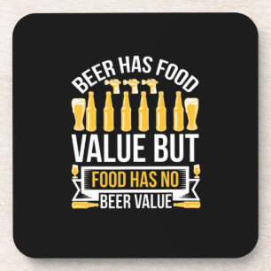 Dessous-de-verre Anniversaire de la valeur nutritive de la bière