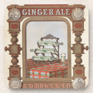 Dessous-de-verre Annonce Vintage Pour Belfast Ginger Ale. 2