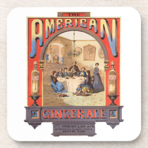 Dessous-de-verre Annonce Vintage Pour Coburn, Lang & Company Ginger