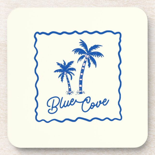 Dessous-de-verre Anse Bleue (Devant)
