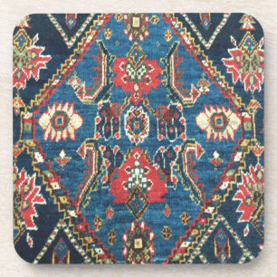 Dessous-de-verre Antique Oriental Turc Tapis bleu Perse