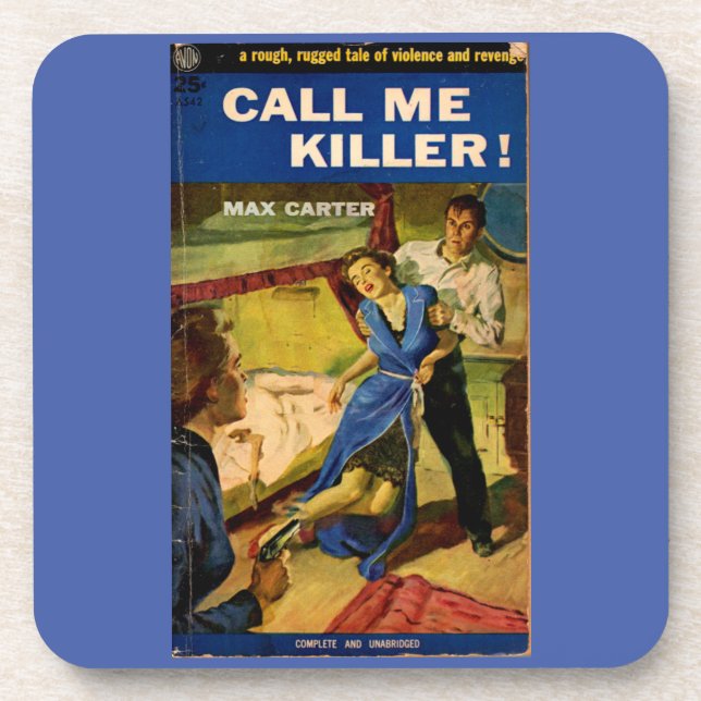 Dessous-de-verre Appelez-moi Couverture de la fiction de pulpe Kill (Devant)