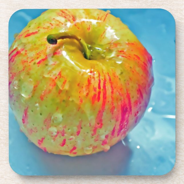 Dessous-de-verre Apple rougeoyant (Devant)