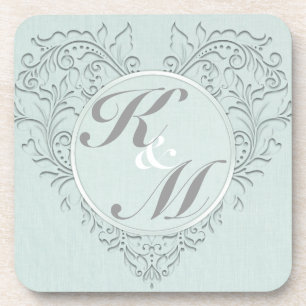 Dessous-de-verre Aqua HeartyChic