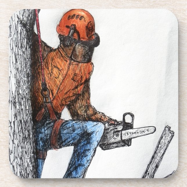 Dessous-de-verre Arboriste Tree Surgeon (Devant)
