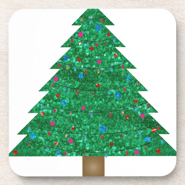 Dessous-de-verre arbre de Noël (Devant)