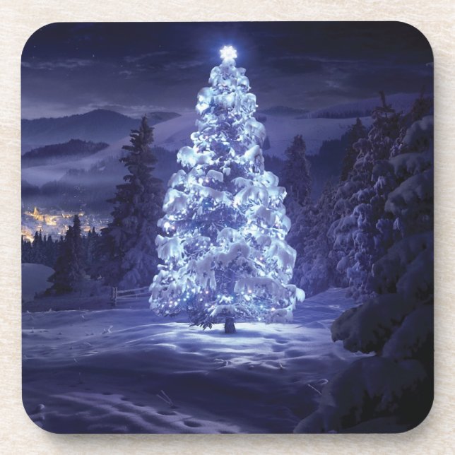 Dessous-de-verre Arbre de Noël (Devant)