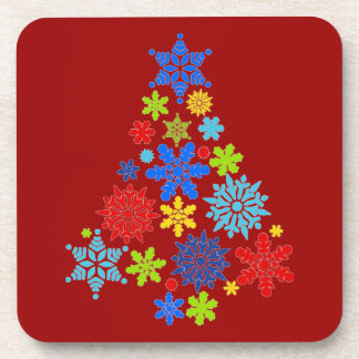 Dessous-de-verre Arbre de Noël des snowflèches