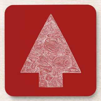 Dessous-de-verre Arbre de Noël moderne