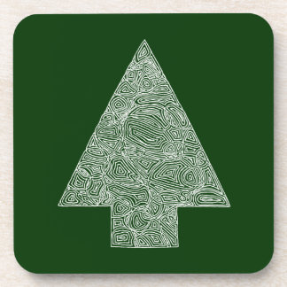 Dessous-de-verre Arbre de Noël moderne