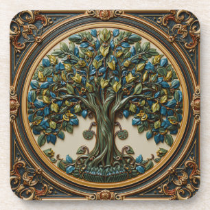 Dessous-de-verre Arbre de vie de William Morris Vintage préraphaéli