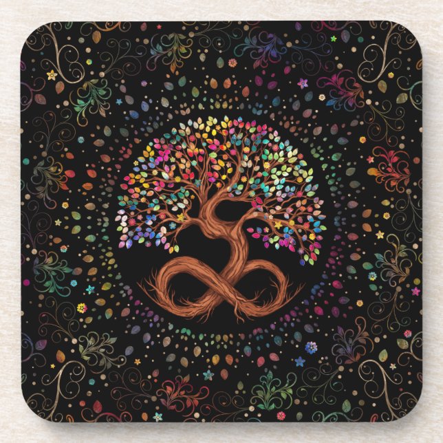 Dessous-de-verre Arbre de vie - Infinité (Devant)