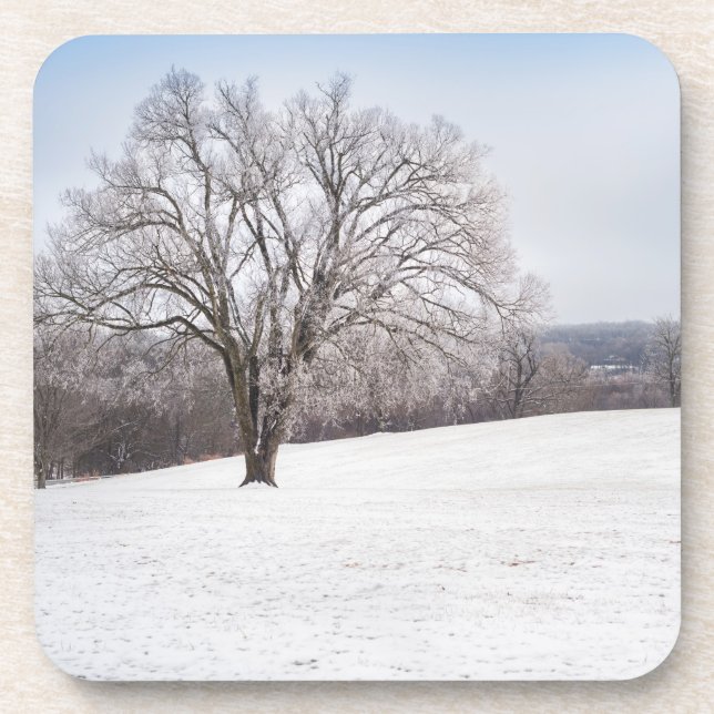 Dessous-de-verre Arbre d'hiver (Devant)