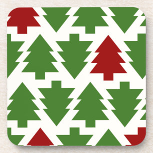Dessous-de-verre Arbres de Noël Motif de Fêtes