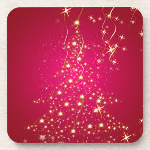 Dessous-de-verre Arbres de Noël scintillants PixDezines