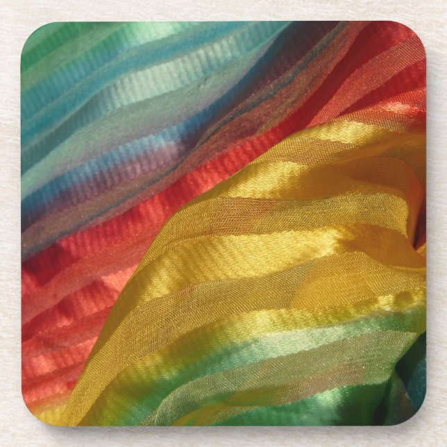 Dessous-de-verre Arc en arc-en-ciel multicouleur (Devant)