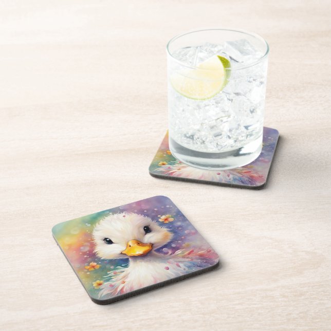 Dessous-de-verre Arc-en-ciel Canard 3 (Côté Droit)