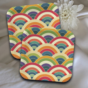 Dessous-de-verre Arc-en-ciel coloré Boho