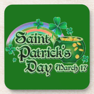 Dessous-de-verre Arc en ciel et Pot d'or -