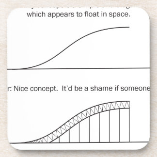 Dessous-de-verre Architecte contre Ingénieur