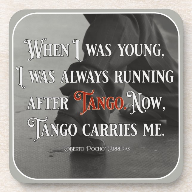 Dessous-de-verre Argentine Tango me cite (Devant)