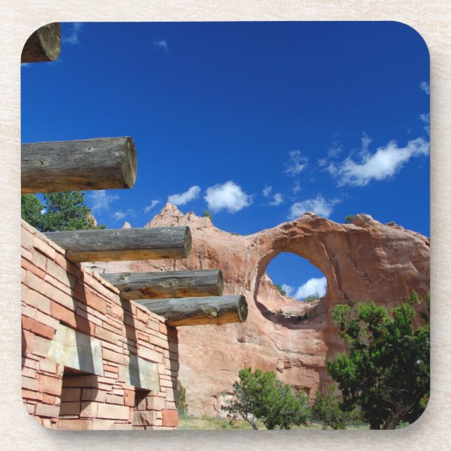 Dessous-de-verre Arizona, Window Rock. Capitale des Navajos (Devant)