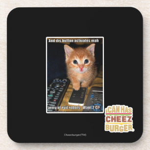 Dessous-de-verre Armée des robots mauvais