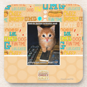 Dessous-de-verre Armée des robots mauvais