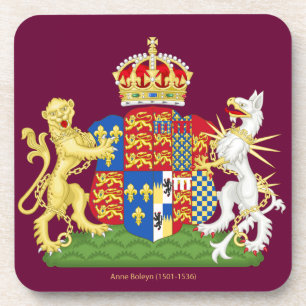 Dessous-de-verre Armoiries Anne Boleyn