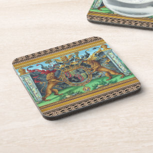 Dessous-de-verre Armoiries Beverage Coaster