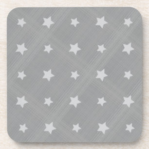 Dessous-de-verre Arrière - plan d'étoiles avec le motif de textile