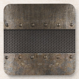 Dessous-de-verre Arrière - plan grunge en métal