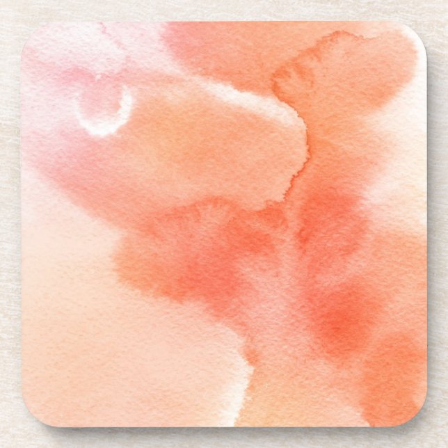 Dessous-de-verre Arrière - plan peint à la main d'aquarelle (Devant)