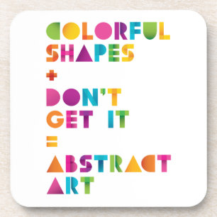 Dessous-de-verre Art abstrait