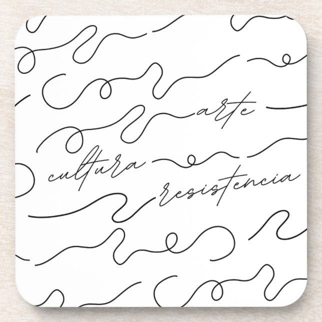 Dessous-de-verre Art, Culture, Resistencia (Devant)