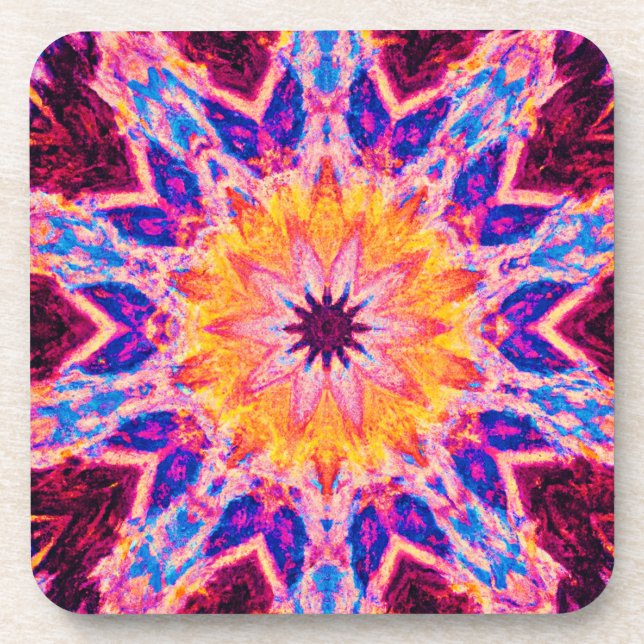 Dessous-de-verre Art de puissance Motif dynamique (Devant)