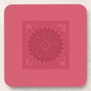 Dessous-de-verre Art Décor rose Design moderne Imprimer