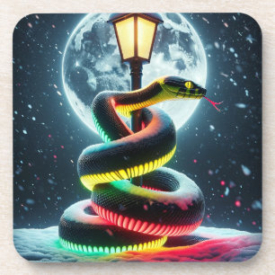 Dessous-de-verre Art des serpents