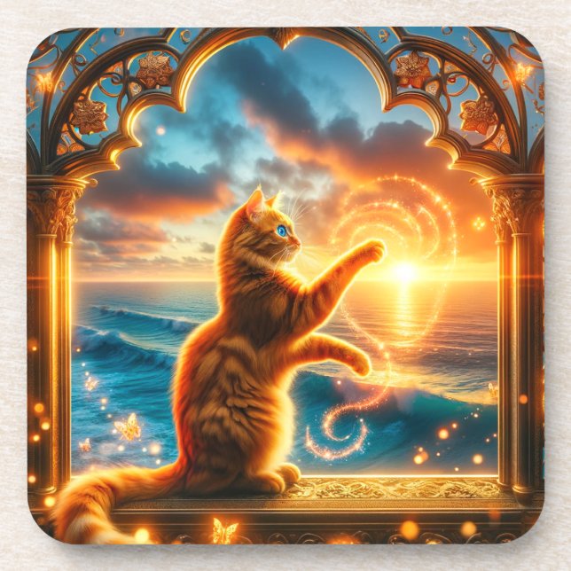 Dessous-de-verre Art du chat (Devant)