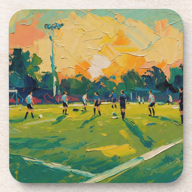 Dessous-de-verre Art du football (#2) (Devant)