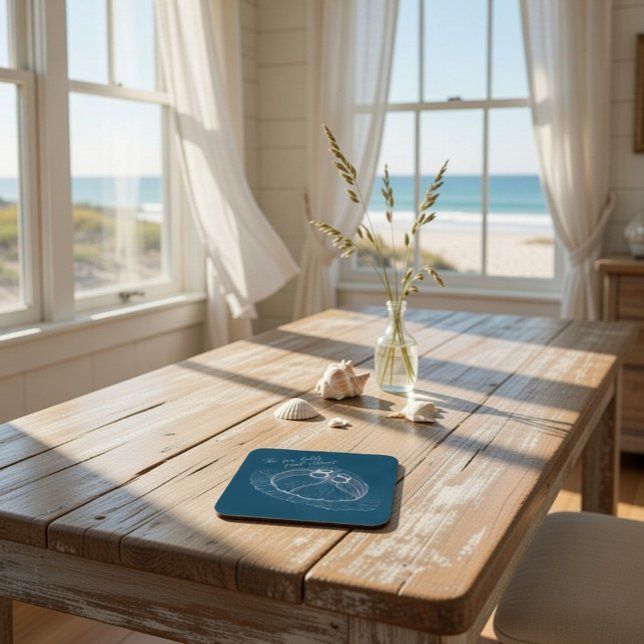 Dessous-de-verre Art Jellyfish dessiné à la main (Créateur téléchargé)