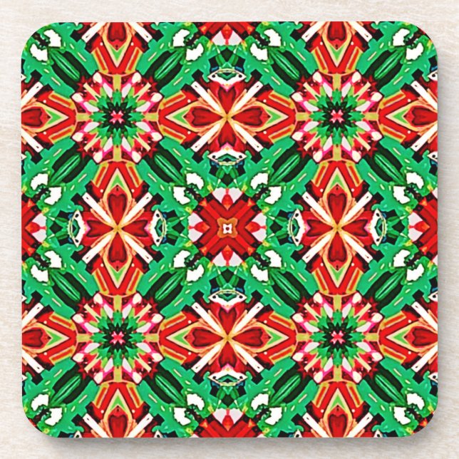 Dessous-de-verre Art mandala de rêve kaléidoscope (Devant)