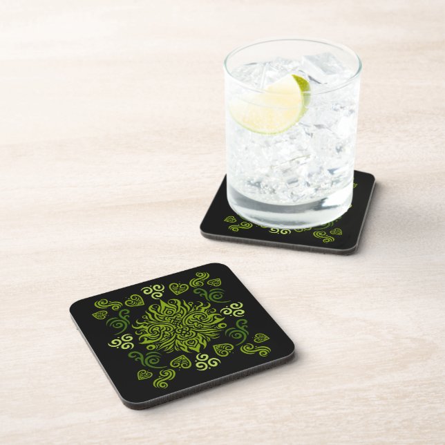 Dessous-de-verre Art maori néo-zélandais (Côté Droit)