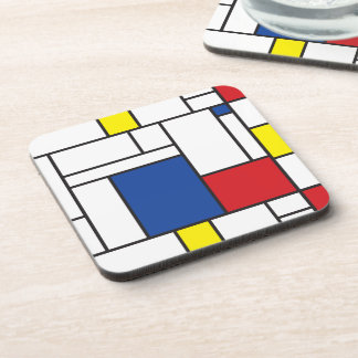 Dessous-de-verre Art Moderne Géométrique Minimaliste De Stijl Mondr