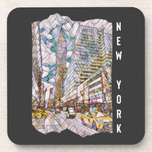 Dessous-de-verre Art Mosaïque esthétique de New York