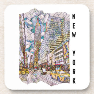 Dessous-de-verre Art Mosaïque esthétique de New York