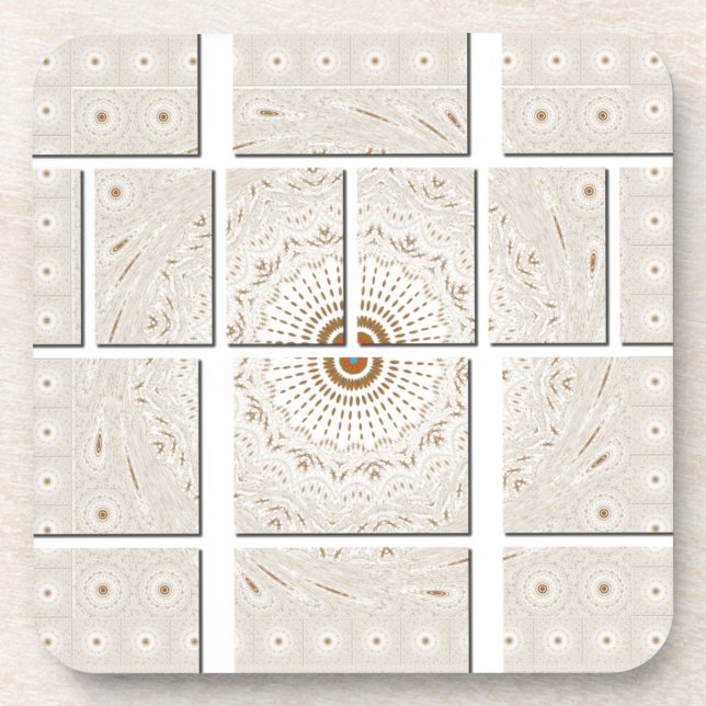 Dessous-de-verre Art Motif Africain Traditionnel Motif Motif Mosaïq (Devant)