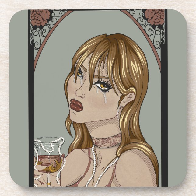 Dessous-de-verre Art Nouveau (Devant)