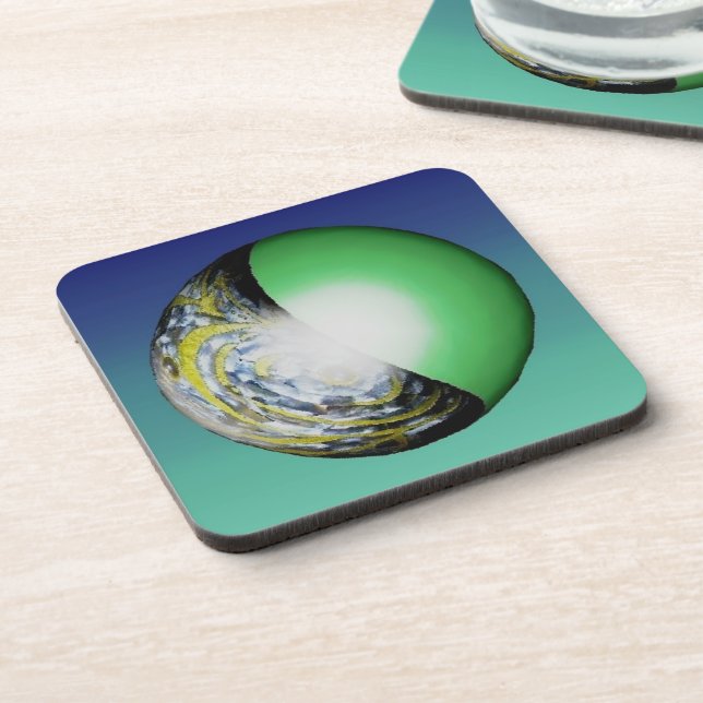 Dessous de verre Art numérique (Côté gauche)